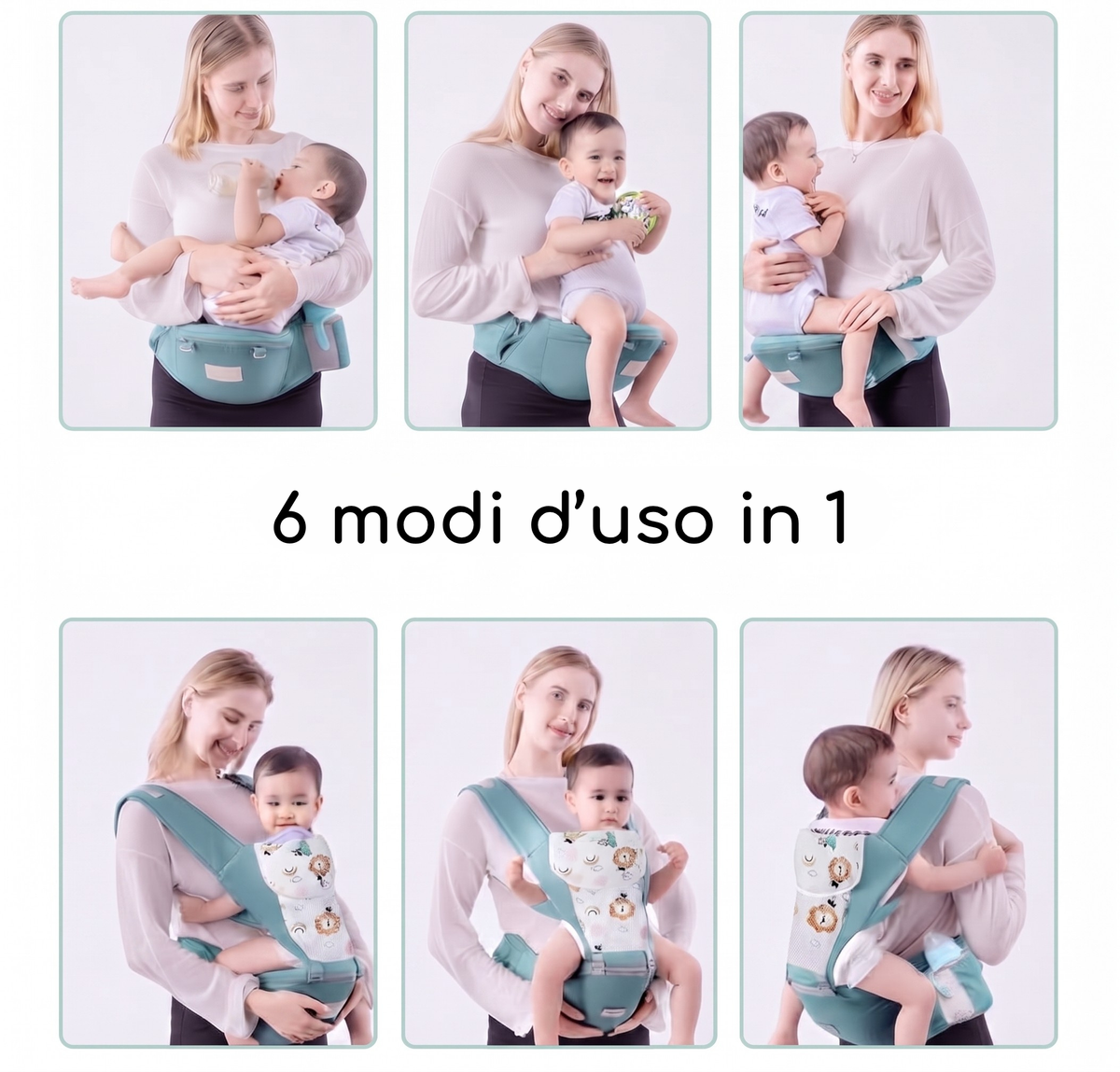 Marsupio 6-in-1 Beblyn Squirrel Baby