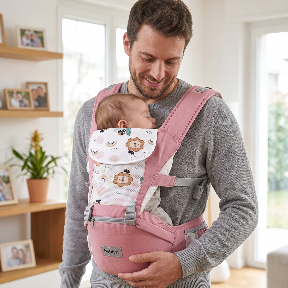 Marsupio 6-in-1 Beblyn Squirrel Baby