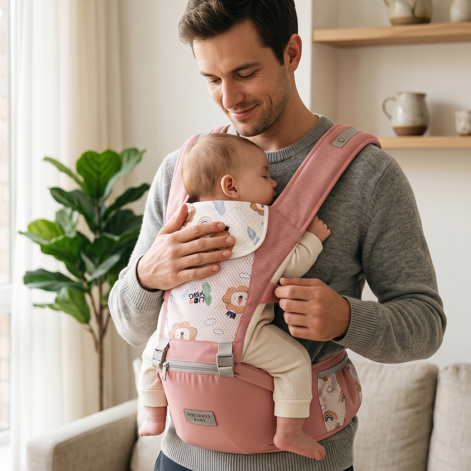 Squirrel Baby® - Marsupio Ergonomico 6-in-1